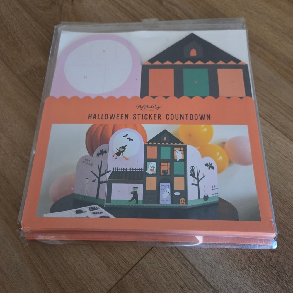 My Minds Eye Halloween Sticker Countdown - Kids Advent‎ Calendar
